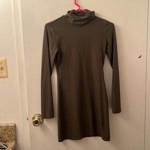 Green alphalete turtle neck dress worn once